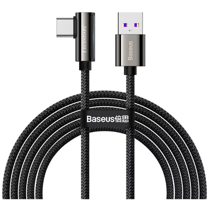 Baseus Cable USB to USB-C  Legend Series, 66W, 2m Black (CATCS-C01) (BASCATCS-C01)-BASCATCS-C01