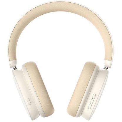 Baseus Bowie H1 Wireless headphones Bluetooth 5.2, ANC White (NGTW230202) (BASNGTW230202)-BASNGTW230202