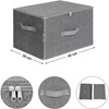 Songmics Σετ Πτυσσόμενα Υφασμάτινα Κουτιά Αποθήκευσης 30 x 40 x 25 cm 3τμχ (RYZB03G) (SNGRYZB03G)-SNGRYZB03G