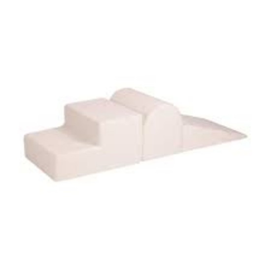 MeowBaby Foam 3 elements Playset, Boucle, White  (KR3EL0050IE) (MEBKR3EL0050IE)-MEBKR3EL0050IE