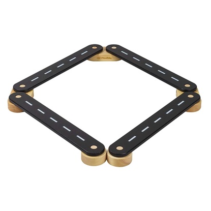 Meowbaby Balance Beam black 4 elements (SSEN404IE) (MEBSSEN404IE)-MEBSSEN404IE