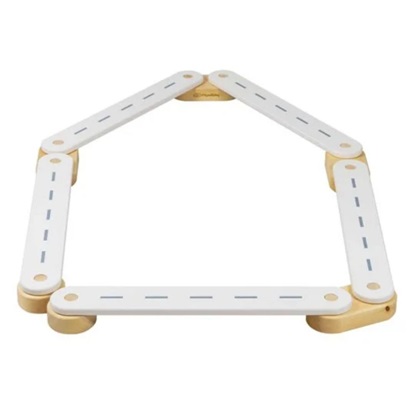 Meowbaby Balance Beam white 5 elements (SSEN501IE) (MEBSSEN501IE)-MEBSSEN501IE