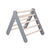 MeowBaby Wooden Pikler for Children Climbing Triangle for Kids, Gray  (WTD002IE) (MEBWTD002IE)-MEBWTD002IE