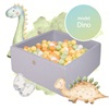 MeowBaby Ballpit Dino 90x90x40 cm with 300 Balls (ZKDINO01) (MEBZKDINO01)-MEBZKDINO01