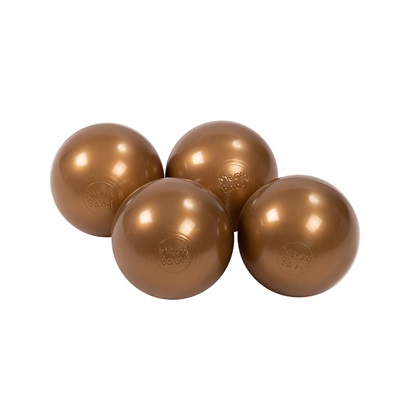 MeowBaby Plastic Balls Platinum Gold (50 pcs) (ZPPGO000) (MEBZPPGO000)-MEBZPPGO000