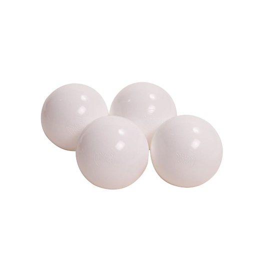 MeowBaby White Balls (50 pcs)  (ZPWHI000) (MEBZPWHI000)-MEBZPWHI000