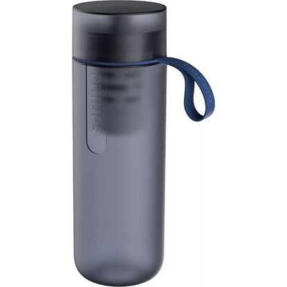 Philips GoZero Πλαστικό Παγούρι με Φίλτρο 590ml Blue (AWP2712BLR) (PHIAWP2712BLR)-PHIAWP2712BLR