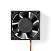 Nedis DC Fan 60 mm 3-Pin 32.3 dBA Black (DCFAN6025BK) (NEDDCFAN6025BK)-NEDDCFAN6025BK