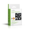 Nedis DC Fan 80 mm 3-Pin 35.6 dBA Black (DCFAN8025BK) (NEDDCFAN8025BK)-NEDDCFAN8025BK