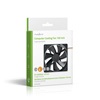 Nedis DC Fan 140 mm 3-Pin 24.9 dBA Black (DCFAN14025BK) (NEDDCFAN14025BK)-NEDDCFAN14025BK