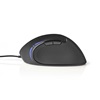 Nedis Ergonomic Wired Mouse Ενσύρματο Vertical Ποντίκι Μαύρο (ERGOMSWD100BK) (NEDERGOMSWD100BK)-NEDERGOMSWD100BK