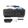 Nedis Wired Gaming Keyboard  Mechanical RGB US International (GKBD400BKUS) (NEDGKBD400BKUS)-NEDGKBD400BKUS