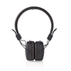 Nedis Ασύρματα/Ενσύρματα On Ear Ακουστικά με 6 ώρες Λειτουργίας Μαύρα (HPBT1100BK) (NEDHPBT1100BK)-NEDHPBT1100BK