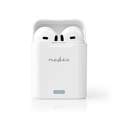 Nedis Earbud Bluetooth Handsfree Λευκό (HPBT3052WT) (NEDHPBT3052WT)-NEDHPBT3052WT