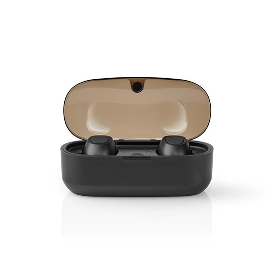 Nedis In-ear Bluetooth Handsfree Ακουστικά με Θήκη Φόρτισης Μαύρα (HPBT5052BK) (NEDHPBT5052BK)-NEDHPBT5052BK