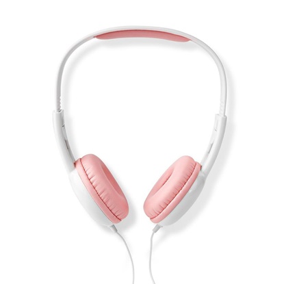 Nedis On-Ear Wired Headphones 3.5 mm Pink (HPWD4200PK) (NEDHPWD4200PK)-NEDHPWD4200PK