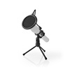 Nedis Microphone Table Tripod Pop Filter Βάση Μικροφώνου με Pop Filter (MPST00BK) (NEDMPST00BK)-NEDMPST00BK