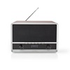 Nedis Retro Επιτραπέζιο Ραδιόφωνο Μπαταρίας με Bluetooth Καφέ (RDFM5200BN) (NEDRDFM5200BN)-NEDRDFM5200BN