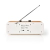 Nedis Επιτραπέζιο Ραδιόφωνο Ρεύματος DAB+ με Bluetooth και USB Λευκό (RDIN2500WT) (NEDRDIN2500WT)-NEDRDIN2500WT