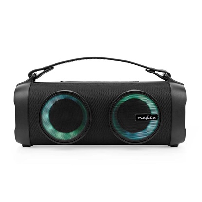 Nedis Party Boombox Ηχείο Bluetooth 34W με Διάρκεια Μπαταρίας έως 5 ώρες Μαύρο (SPBB306BK) (NEDSPBB306BK)-NEDSPBB306BK