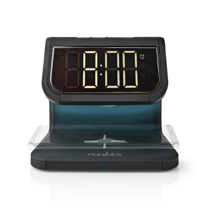 Nedis Ψηφιακό Ρολόι Επιτραπέζιο με Ξυπνητήρι (WCACQ10W1BK) (NEDWCACQ10W1BK)-NEDWCACQ10W1BK