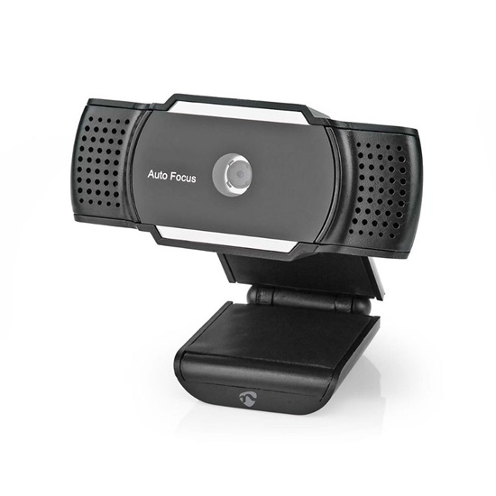 Nedis Webcam 2K@30fps with Built-In Microphone Black (WCAM110BK) (NEDWCAM110BK)-NEDWCAM110BK