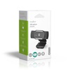 Nedis Webcam 2K@30fps with Built-In Microphone Black (WCAM110BK) (NEDWCAM110BK)-NEDWCAM110BK