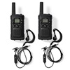 Nedis Walkie Talkie με Μονόχρωμη Οθόνη Σετ 2τμχ (WLTK0610BK) (NEDWLTK0610BK)-NEDWLTK0610BK