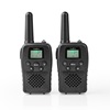 Nedis Walkie Talkie Σετ 2τμχ (WLTK1000BK) (NEDWLTK1000BK)-NEDWLTK1000BK