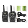 Nedis Walkie Talkie Σετ 2τμχ (WLTK1000BK) (NEDWLTK1000BK)-NEDWLTK1000BK