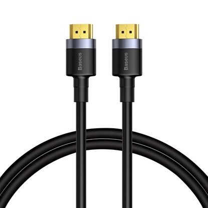 Baseus Cafule 4KHDMI Male To 4KHDMI Male Adapter Cable 2m Black (CADKLF-F01) (BASCADKLF-F01)-BASCADKLF-F01