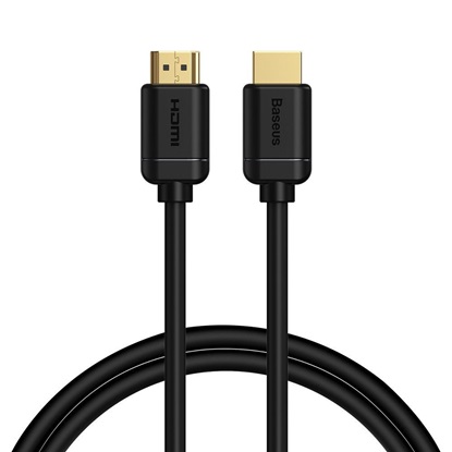 Baseus 2x HDMI 2.0 4K 60Hz Cable HDR 18Gbps 1m Black (CAKGQ-A01) (BASCAKGQ-A01)-BASCAKGQ-A01
