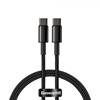 Baseus Tungsten Gold Cable Type-C to Type-C 100W 1m Black (CATWJ-01) (BASCATWJ-01)-BASCATWJ-01