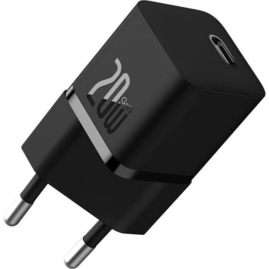 Baseus Mini Wall Charger GaN5 20W Black (CCGN050101) (BASCCGN050101)-BASCCGN050101