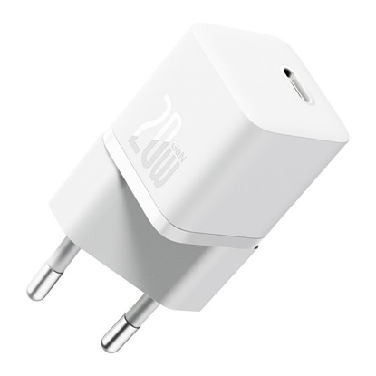 Baseus Mini Wall Charger GaN5 20W White (CCGN050102) (BASCCGN050102)-BASCCGN050102