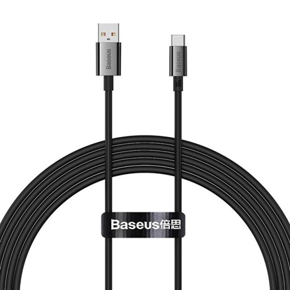 Baseus Cable USB to USB-C Superior 100W 2m Black (P10320102114-02) (BASP10320102114-02)-BASP10320102114-02