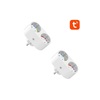 Gosund SP211-2pack Διπλή Εξωτερική Πρίζα Ρεύματος Wi-Fi Ασφαλείας Λευκή 2 τμχ (SP211-2pack) (GOSSP211-2PACK)-GOSSP211-2PACK