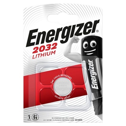 Energizer Μπαταρία Λιθίου Ρολογιών CR2032 3V 1τμχ (9281901) (ENE9281901)-ENE9281901