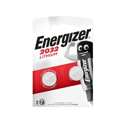 Energizer Μπαταρίες Λιθίου Ρολογιών CR2032 3V 2τμχ (9282126) (ENE9282126)-ENE9282126