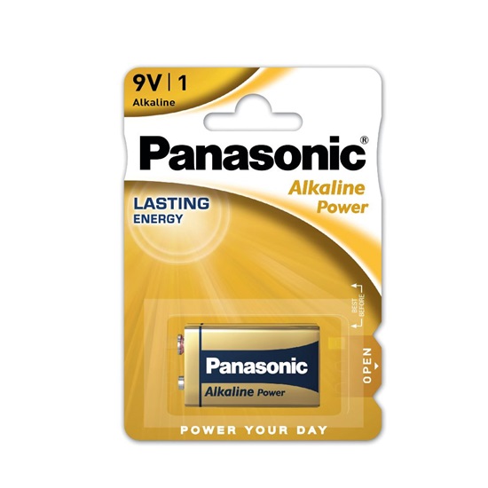 Panasonic Alkaline Power Μπαταρία 9V 1τμχ (9004704) (PAN9004704)-PAN9004704
