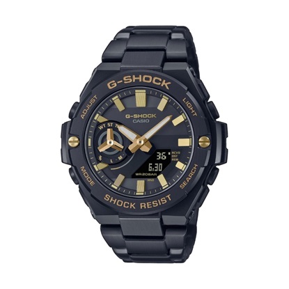 Casio G-Shock G-Steel Αναλογικό/Ψηφιακό Ρολόι Χρονογράφος Μπαταρίας με Μαύρο Μεταλλικό Μπρασελέ (GST-B500BD-1A9ER) (CASGST-B500BD-1A9ER)-CASGST-B500BD-1A9ER