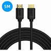 Baseus  2x HDMI 2.0 4K 30Hz Cable, 3D, HDR, 18Gbps, 5m Black (CAKGQ-D01) (BASCAKGQ-D01)-BASCAKGQ-D01