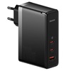 Baseus Φορτιστής Χωρίς Καλώδιο με Θύρα USB-A και 2 Θύρες USB-C 140W Power Delivery Μαύρος GaN5 Pro (CCGP100201) (BASCCGP100201)-BASCCGP100201