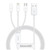 Baseus Superior Regular USB 2.0 to micro USB Cable Λευκό 1m (P10320105221-00) (BASP10320105221-00)-BASP10320105221-00