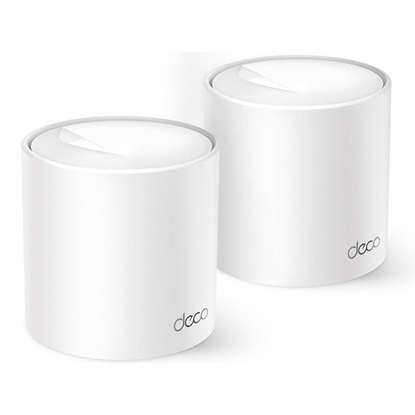 TP-LINK Deco X10 AX1500 Whole Home Mesh Wi-Fi 6 System Dual Band (2.4 & 5GHz) (DECO X10(2-PACK) (TPDECOX10-2PACK)-TPDECOX10-2PACK