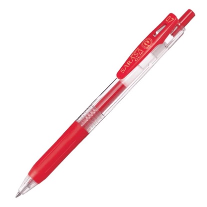 Zebra Sarasa Clip Gel Pen 0.7 Κόκκινο (ZB-14323) (ZEB14323)-ZEB14323