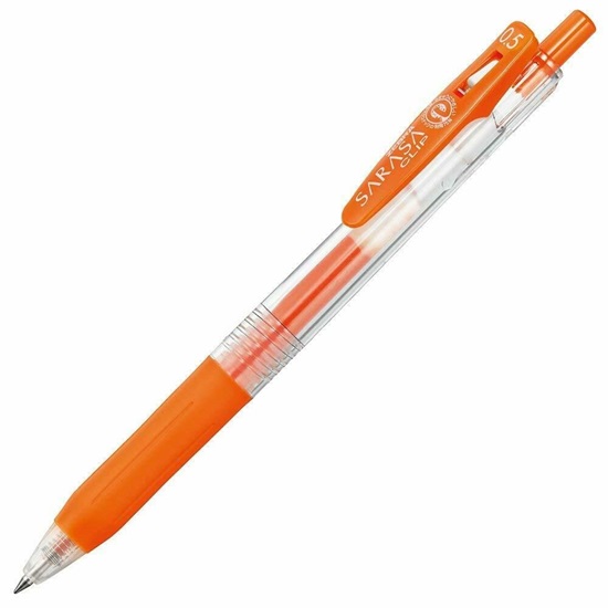 Zebra Sarasa Clip Gel Pen 0.5 Πορτοκαλί (ZB-14319) (ZEB14319)-ZEB14319