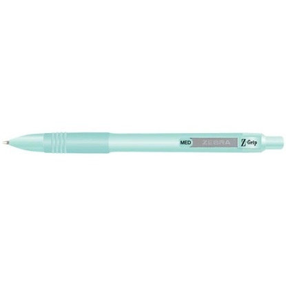 Zebra Στυλό Ballpoint Pastel Green 1.0mm με Μπλε Μελάνι Z-Grip Smooth (ZB-91804) (ZEB91804)-ZEB91804