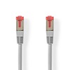 Nedis S/FTP Cat.6 Καλώδιο Δικτύου Ethernet 15m Γκρι (CCGL85220GY150) (NEDCCGL85220GY150)-NEDCCGL85220GY150