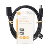 Nedis USB Cable 2.0 | USB-A Male to USB-A Female 2.00 m Black (CCGL60010BK20) (NEDCCGL60010BK20)-NEDCCGL60010BK20